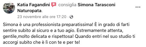 naturopatia riconosciuta testimonianza